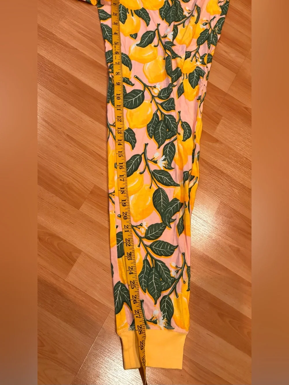 munki munki Yellow Lemon-Print Hooded Pajama 3 Piece Set